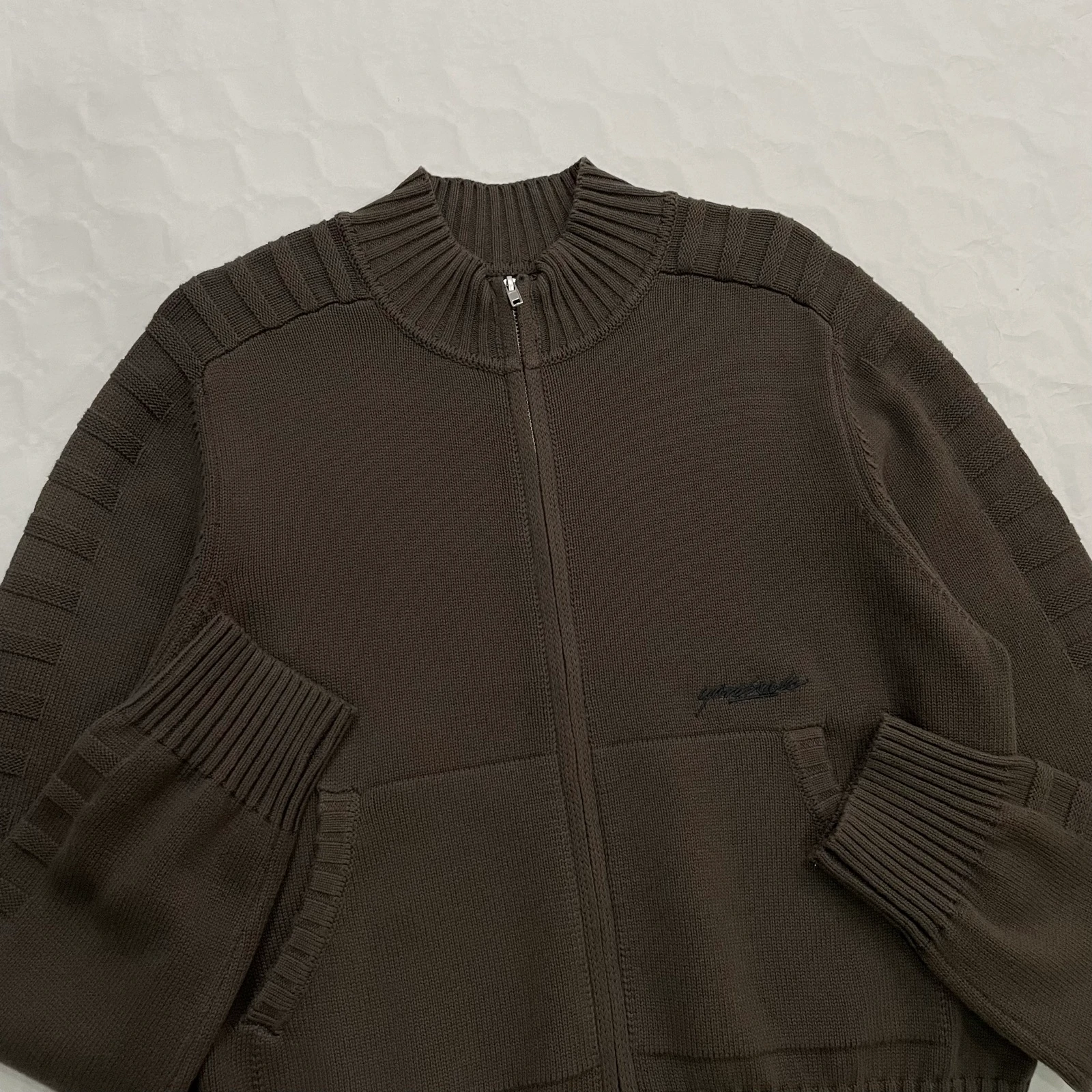 Yardsale - Faldo Knitted Full-Zip (Brown)
